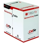 Kép 1/6 - Techly ITP8-RIS-0305LO Cat5e FTP Kábel csavart érpár 305m CCA Fekete Kültéri