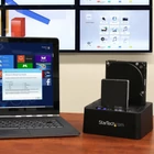 Kép 6/7 - StarTech.com SDOCK2U313R duplikátor HDD másoló Fekete 2 másolatok