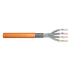Kép 1/4 - DIGITUS Cat.7 telepítési kábel, S/FTP, B2ca, AWG 23/1, LSOH, 100 m, narancssárga