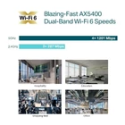 Kép 8/10 - TP-Link Omada EAP670 WLAN csatlakozási pont 5400 Mbit/s Fehér Ethernet-áramellátás (PoE) támogatása