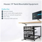 Kép 10/10 - StarTech.com 4POSTRACK12U állvány 12U Szabadonálló állvány Fekete