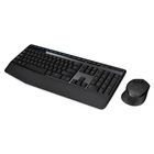 Kép 2/4 - Logitech 920-006489 billentyűzet Egér mellékelve Univerzális Vezeték nélküli RF QWERTY Angol Fekete