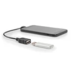 Kép 4/5 - Digitus AK-300313-002-S USB kábel USB 2.0 0,15 M Micro-USB B USB A Fekete
