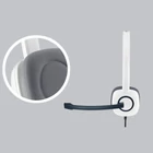 Kép 4/6 - Logitech 981-000350 fejhallgató és headset Vezetékes Fejpánt Iroda/telefonos ügyfélközpont Fehér