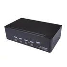Kép 1/5 - StarTech.com SV431DPDDUA2 KVM kapcsoló Keretállvány Fekete