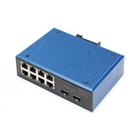 Kép 1/4 - Digitus DN-651146 hálózati kapcsoló Beállítást nem igénylő (unmanaged) Fast Ethernet (10/100) Fekete, Kék