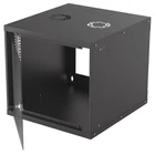 Kép 3/3 - Intellinet 714808 9U falra szerelhető rack 54/56 fekete lapos