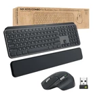 Kép 1/9 - Logitech 920-010926 billentyűzet Egér mellékelve Irodai RF vezeték nélküli + Bluetooth QWERTZ Német Grafit
