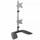 Kép 1/3 - StarTech.com ARMDUOVS asztali TV konzol 68,6 cm (27") Fekete, Ezüst