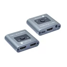 Kép 1/6 - Techly IDATA HDMI-2128KT HDMI 2.1 2x1 kapcsoló 8K60Hz távirányítóval