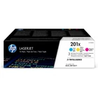 Kép 1/9 - HP 201X 3-pack High Yield Cyan/Magenta/Yellow Original LaserJet Toner Cartridges