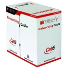 Kép 1/6 - Techly ITP9-RIS-0305 Cat6 SFTP Kábel csavart érpár 305m CCA szürke