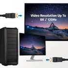 Kép 7/8 - Techly ICOC DSP-A14-050NT DisplayPort to DisplayPort 1.4 8K*60Hz M/M Kábel 5m