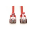 Kép 4/4 - Vékony RJ45-RJ45 patch kábel, Cat. 6A, F/FTP, AWG 32/7, LSOH, 1 m, piros