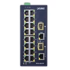 Kép 2/3 - PLANET IFGS-1822TF hálózati kapcsoló Beállítást nem igénylő (unmanaged) Fast Ethernet (10/100) Kék