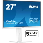 Kép 1/10 - iiyama XUB2797HSN-W2 27 hüvelykes IPS 1920x1080 HDMI DP USB 5 év garancia