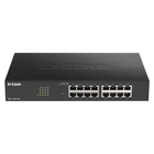 Kép 1/3 - D-Link DGS-1100-16V2 hálózati kapcsoló Vezérelt Gigabit Ethernet (10/100/1000) Fekete