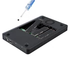 Kép 4/10 - StarTech.com M2E4BTB3 tárolóegység burkolat Külső SSD ház Fekete M.2