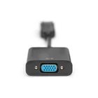Kép 4/4 - Digitus AK-340410-001-S video átalakító kábel 0,15 M DisplayPort VGA (D-Sub) Fekete