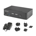 Kép 5/5 - StarTech.com D86A2-2-PORT-8K-KVM KVM kapcsoló Fekete