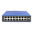 Kép 2/5 - Digitus DN-651158 hálózati kapcsoló Vezérelt L2 Gigabit Ethernet (10/100/1000) Fekete, Kék