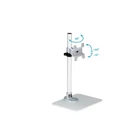 Kép 4/9 - StarTech.com ARMPIVSTND asztali TV konzol 86,4 cm (34") Ezüst