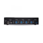 Kép 4/6 - StarTech.com D86A2-4-PORT-8K-KVM KVM kapcsoló Fekete