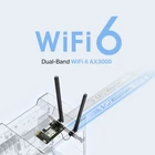 Kép 3/6 - Mercusys MA80XE hálózati kártya Belső WLAN / Bluetooth 3000 Mbit/s