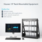 Kép 9/10 - StarTech.com 2POSTRACK12 állvány 12U Szabadonálló állvány Fekete