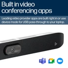 Kép 6/9 - HP Poly Studio X32 videokonferencia rendszer 20 MP Ethernet/LAN csatlakozás Videokollaborációs eszköz