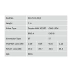 Kép 5/5 - Digitus DK-2511-03/3 InfiniBand és száloptikai kábel 3 M ST I-VH Türkizkék