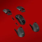 Kép 3/8 - HyperX Pulsefire Saga Pro Vezeték Nélküli Játék Egér (Fekete)