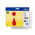 Kép 1/4 - Brother LC-121VALBPDR tintapatron 4 dB Eredeti Fekete, Cián, Magenta, Sárga