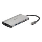 Kép 1/5 - D-Link DUB-M810 dokkoló állomás és port replikátor Vezetékes Thunderbolt 3 Ezüst
