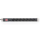 Kép 7/7 - Digitus 19" Outlet Strip Fekete 7 AC kimenet(ek) 250 V 2 M
