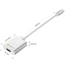 Kép 4/10 - Techly IADAP USB31-HDMI USB-C-ról HDMI UHD*60Hz M/F Adapter