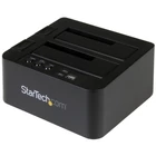 Kép 1/7 - StarTech.com SDOCK2U313R duplikátor HDD másoló Fekete 2 másolatok
