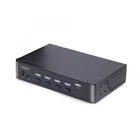 Kép 1/6 - StarTech.com D86A2-4-PORT-8K-KVM KVM kapcsoló Fekete