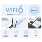 Kép 2/6 - Mercusys MA80XE hálózati kártya Belső WLAN / Bluetooth 3000 Mbit/s