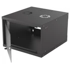 Kép 3/3 - Intellinet 714785 6U falra szerelhető rack 54/56 fekete lapos
