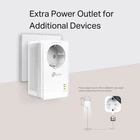 Kép 7/8 - TP-Link TL-PA7017P PowerLine adapter 1000 Mbit/s Ethernet/LAN csatlakozás Fehér 1 db