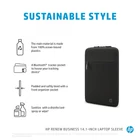 Kép 10/10 - HP notebook táska Renew Business 14,1" fekete (3E5F9AA)