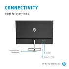 Kép 9/9 - HP M27fq QHD Monitor számítógép monitor 68,6 cm (27") 2560 x 1440 pixelek Quad HD LCD Ezüst