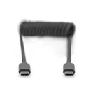 Kép 3/4 - Digitus AK-300431-006-S USB kábel USB 2.0 1 M USB C 0,48 Gbit/s 60 W Fekete