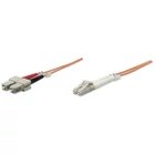 Kép 1/5 - Intellinet 1.0m LC-SC M/M száloptikás kábel 1 M OM1 Narancssárga