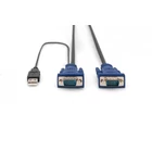 Kép 2/2 - Digitus DS-19232 KVM kábel Többszínű, Fekete 3 M
