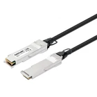 Kép 1/4 - Intellinet 508506 InfiniBand és száloptikai kábel 1 M QSFP+ Fekete, Ezüst