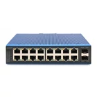 Kép 3/5 - Digitus DN-651138 hálózati kapcsoló Beállítást nem igénylő (unmanaged) Gigabit Ethernet (10/100/1000) Fekete, Kék