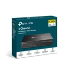 Kép 4/10 - TP-Link VIGI NVR1004H-4P hálózati képrögzítő (NVR) Fekete