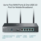 Kép 6/10 - TP-Link Omada ER706W vezetéknélküli router Gigabit Ethernet Kétsávos (2,4 GHz / 5 GHz) Fekete